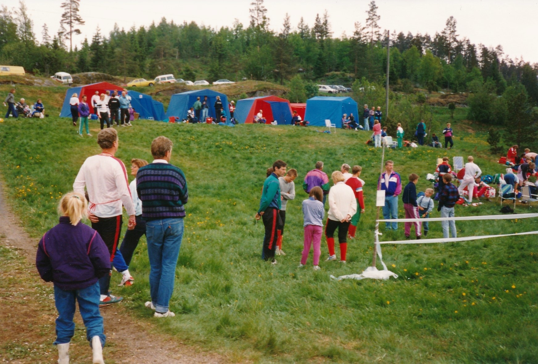 Bilder i fra PR stafett i 1989